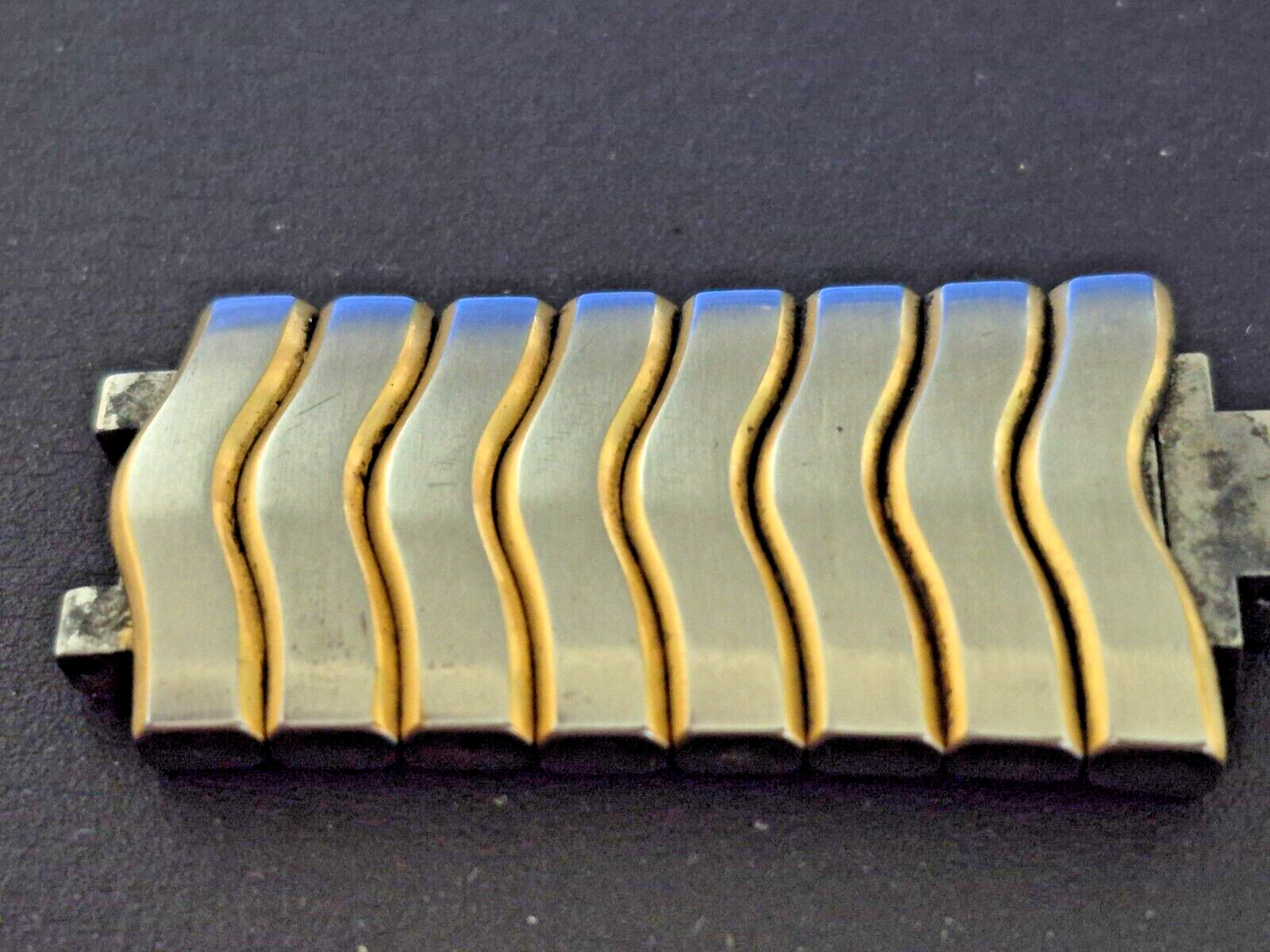 EBEL Classic Wave 8 Link Steel & Gold Segment for bands found on 21mm lug cases