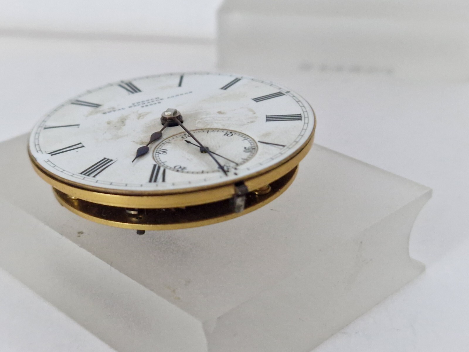 French Royal Exchange London 22006 Key Wind-Pocket Watch Movement
