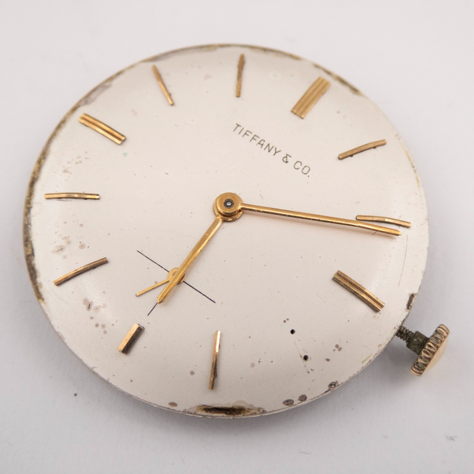 Vintage Tiffany / Concord Caliber 242F 17-Jewel Wristwatch Movement, Keeps Time