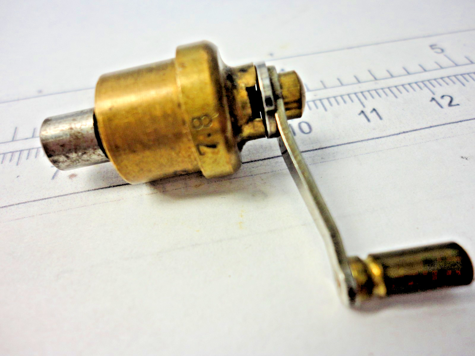 Watchmakers Mainspring Winder Drum & Arbor #4