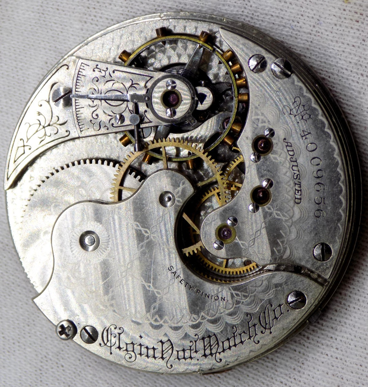 1891 Elgin National Watch Co. Grade 4 Model 3 16s Pocket 15J Watch Movement