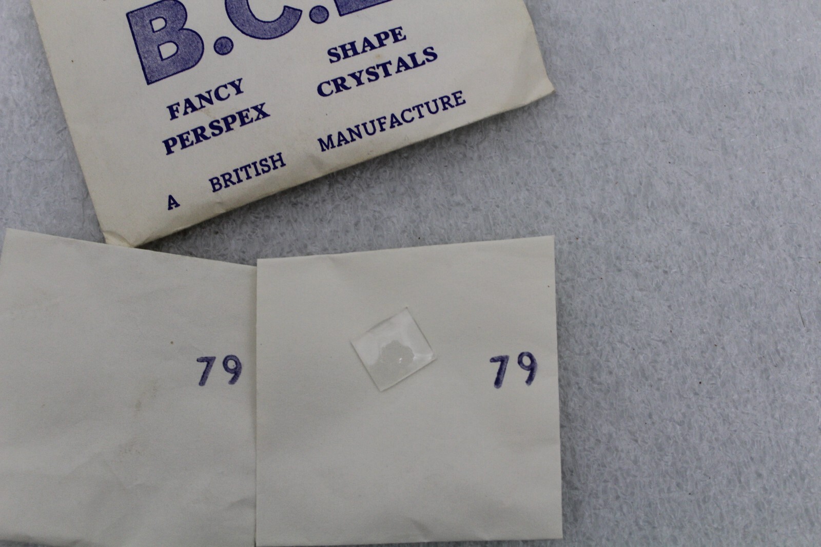 Group of Fancy Shape Perspex Watch Crystals