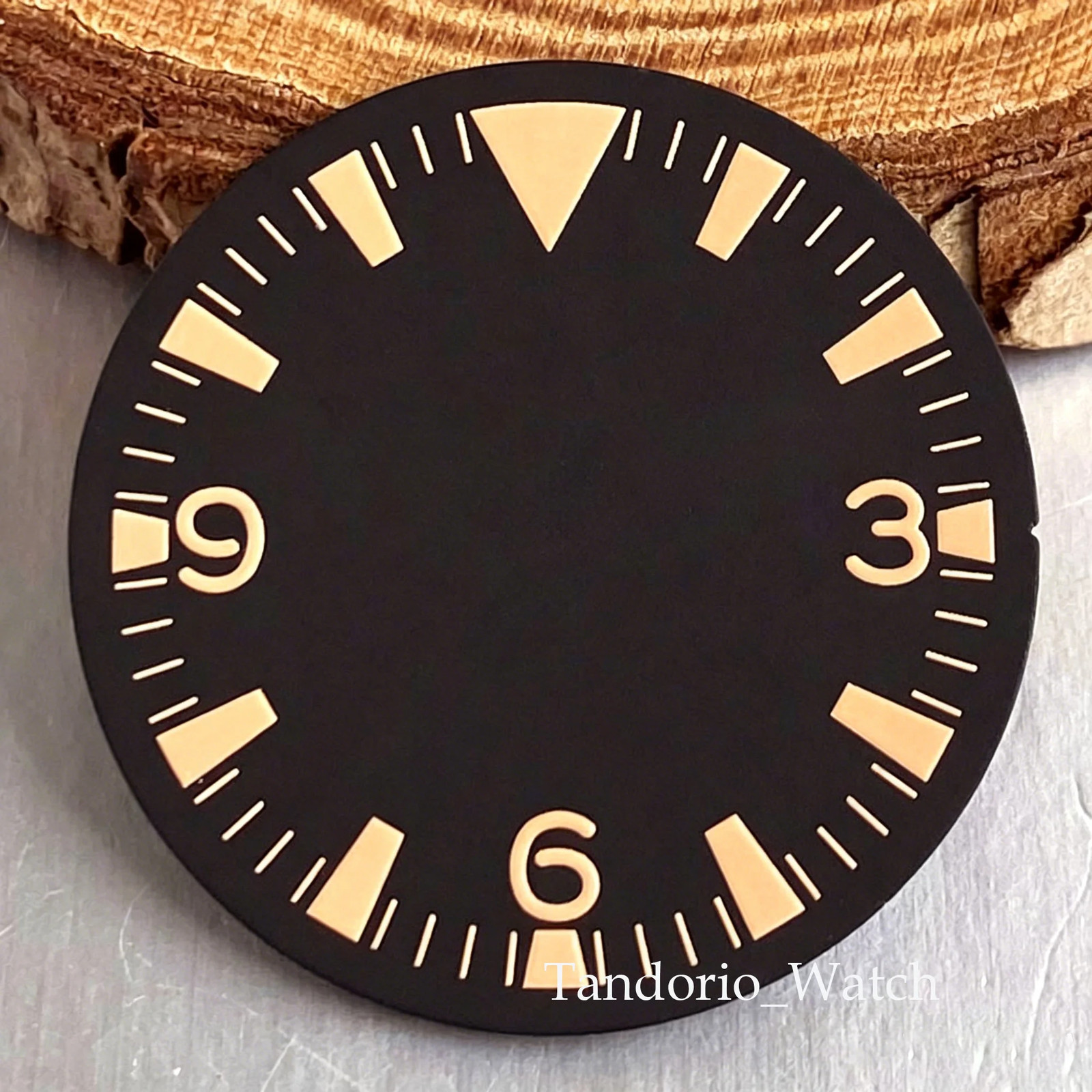 Tandorio New 31mm Vintage NH35 Watch Dial For Miyota 8215/NH35/PT5000 Movement