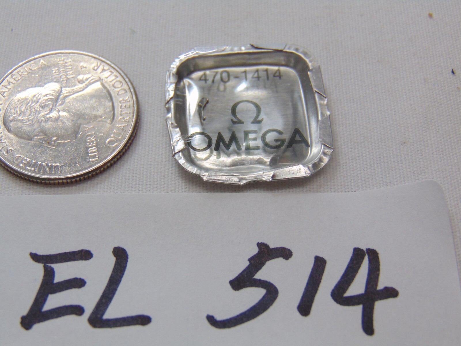 Vintage Omega Watch Part Replacement New Sealed Package 470 1414