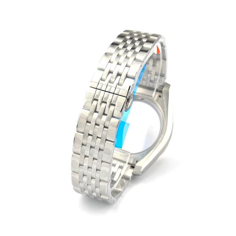 44.5mm Stainless Watch Case+Strap Sapphire for VK63 VK64 Movement 32.5mm Dial