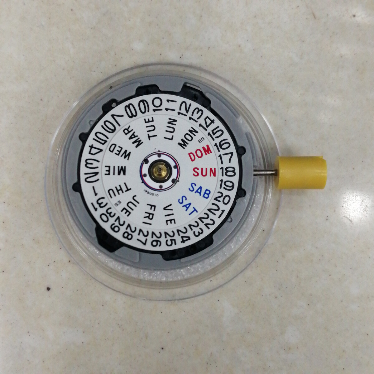 Watch Part S.EPSON YT58B Quartz Movement 3 Hands Date/Day at 3H 4.89 Height
