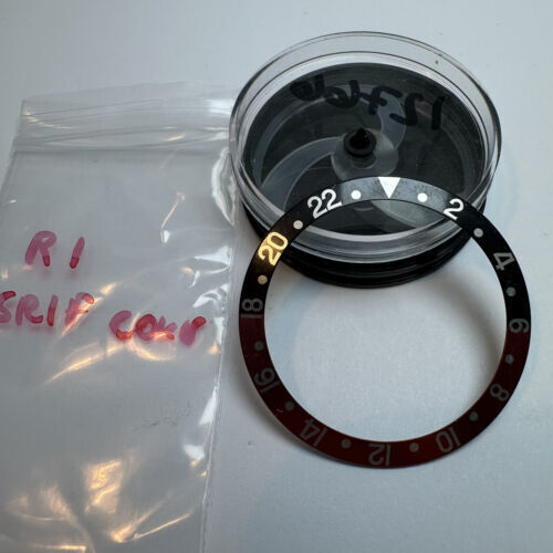 Rolex GMT Master 16700 16710 16760 Coke Serif Insert Bezel Insert