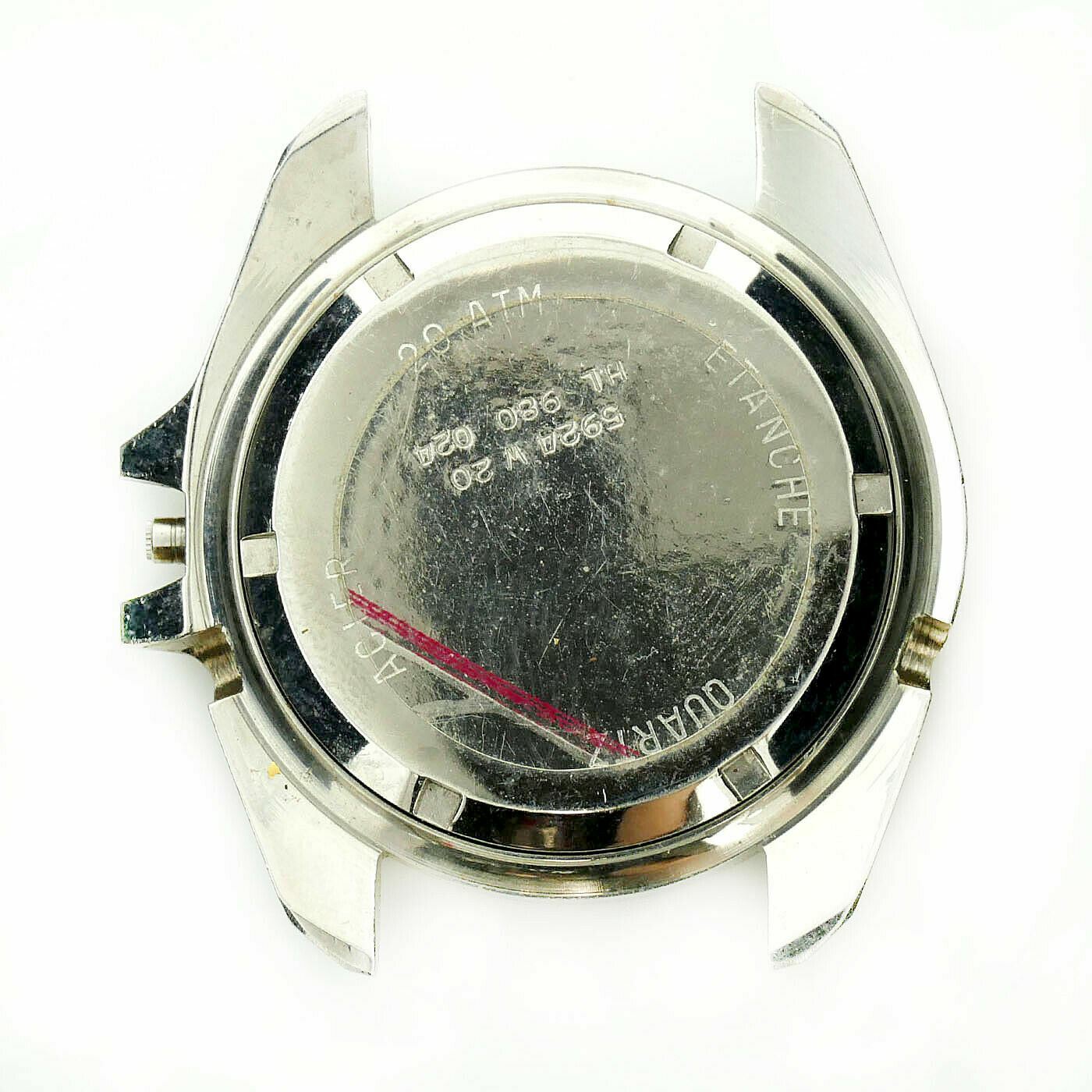 TAG HEUER DIVER HL 980.024 STAINLESS STEEL CASE FOR PARTS OR REPAIRS