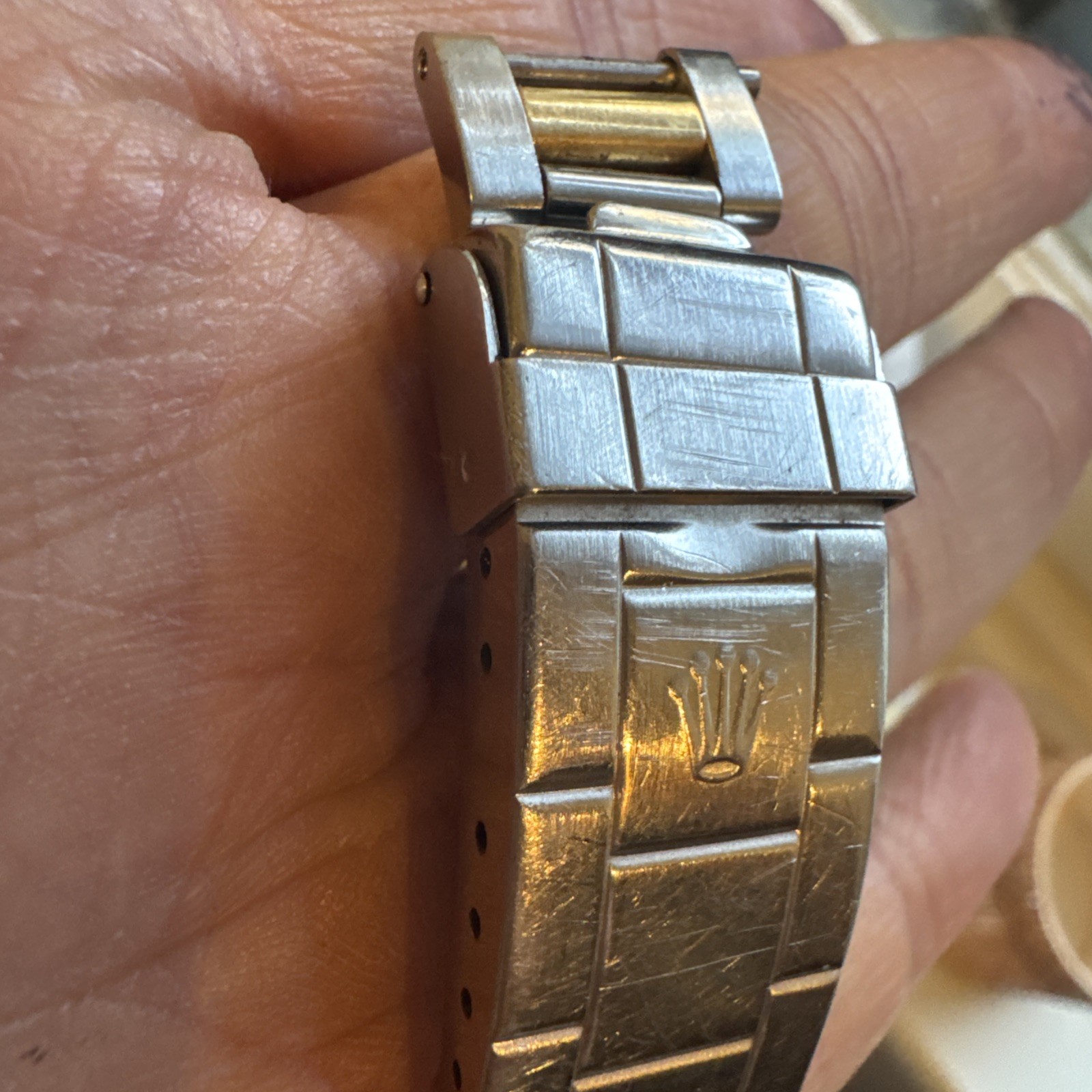 Vintage Rolex 93153-18 16613 16803 Submariner clasp T10 1993