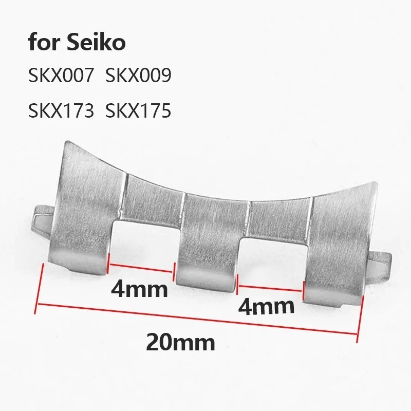 2pcs New Watch Bracelet Curved End Links for Seiko Skx009 Skx007 Jubilee Oyster✨