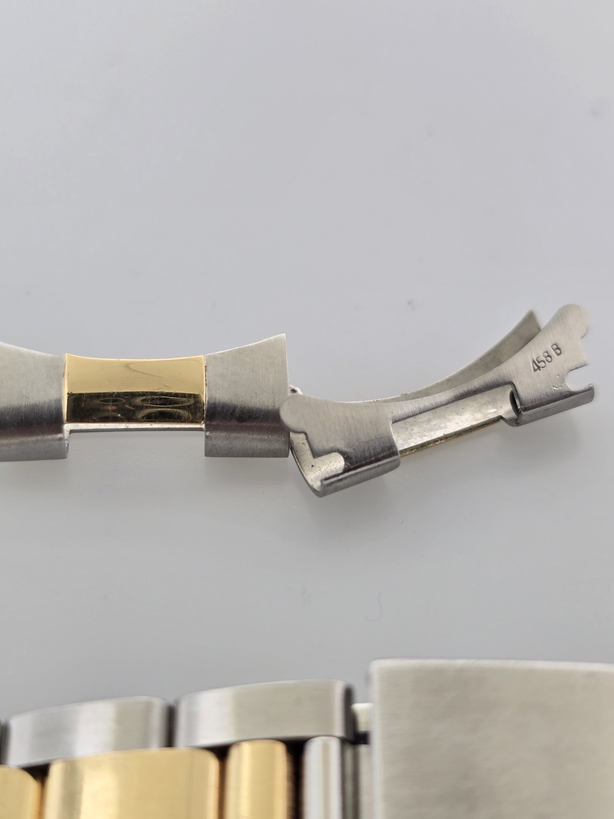 Rolex 78363 18K/SS 20MM Oyster Bracelet For Daytona 16523 & 16233 No Holes Case.