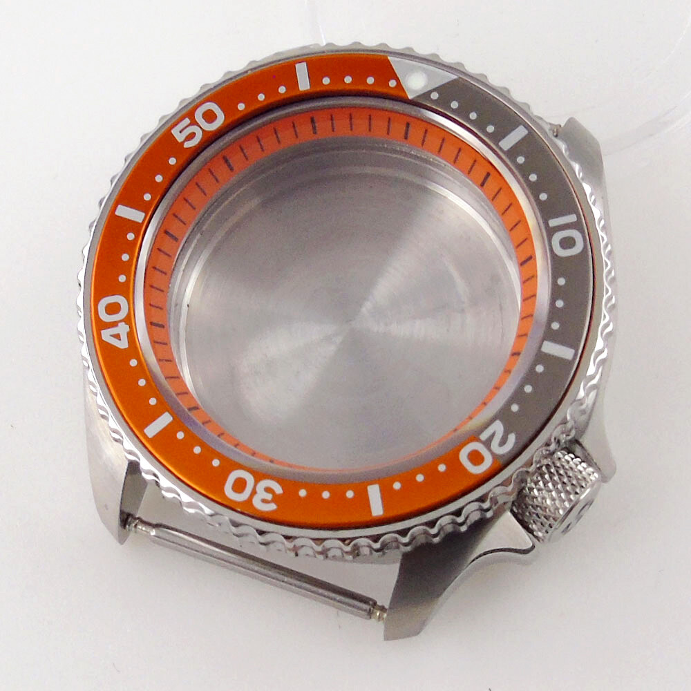 42mm Sapphire Glass Crown at 3.8 Fit NH34 NH35A NH36A Watch Case Ceramic Insert