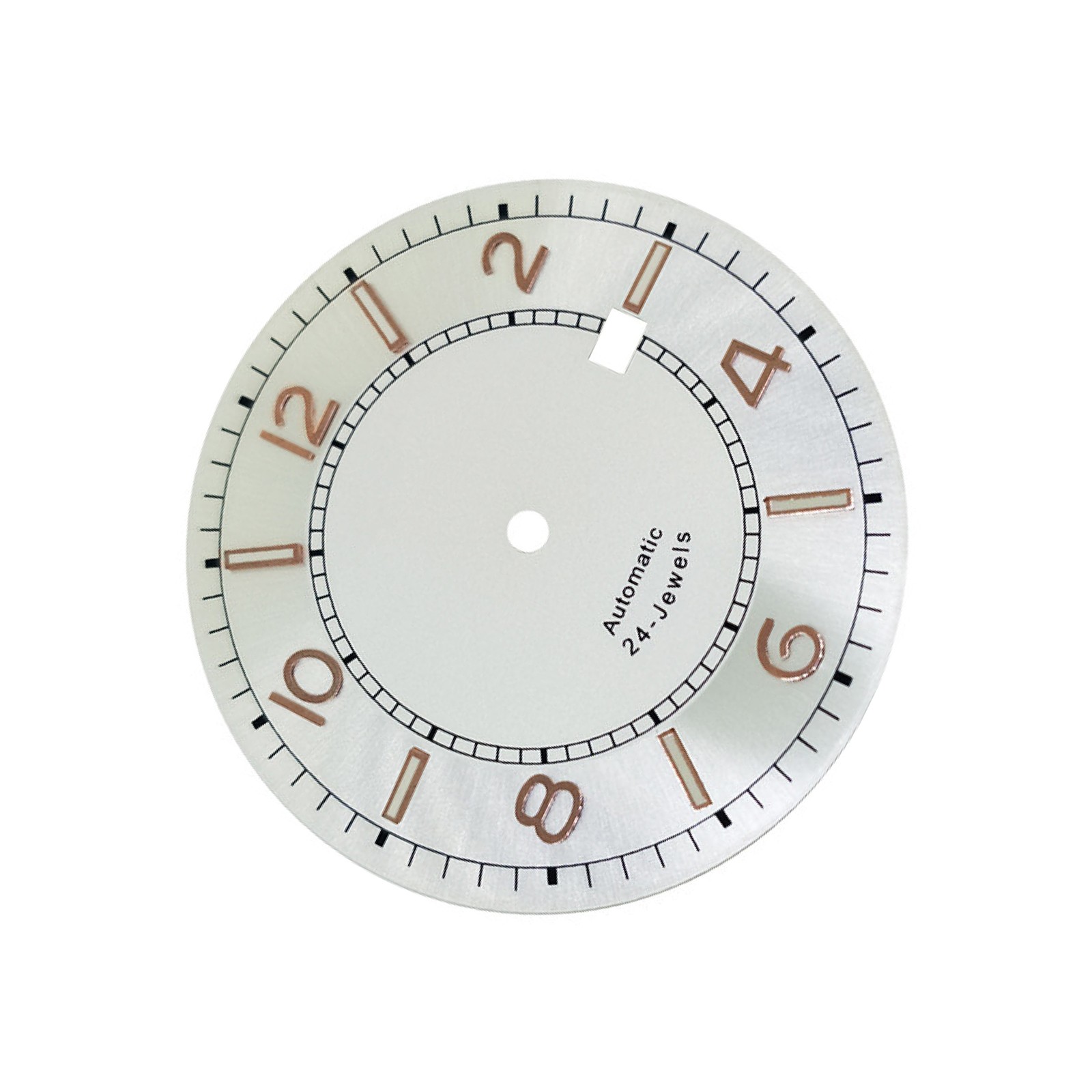 1Pc 36.5mm Watch Dial w/ Green Luminous For NH35 Movement Watch Accessories