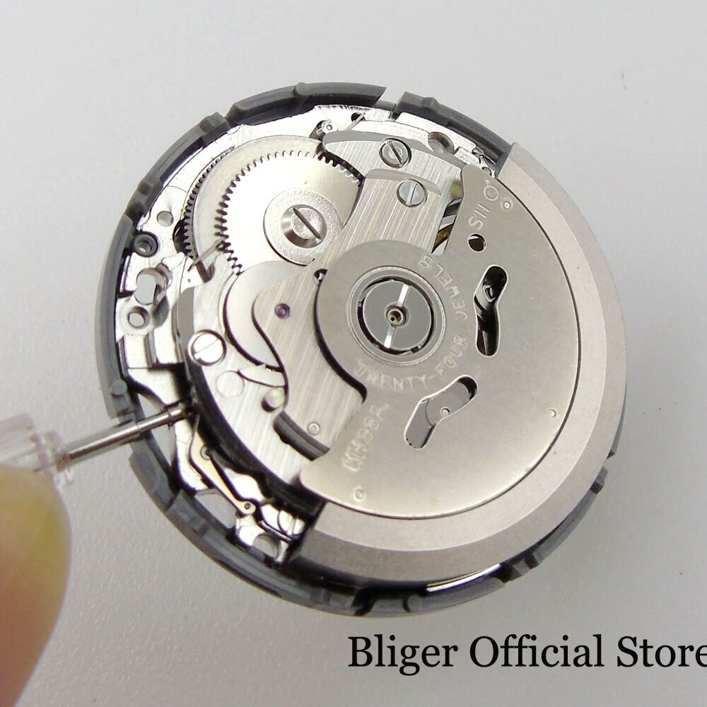 BLIGER 24 jewels Japan NH38A Mechanical Watch Movement Accessories 21600 BPH