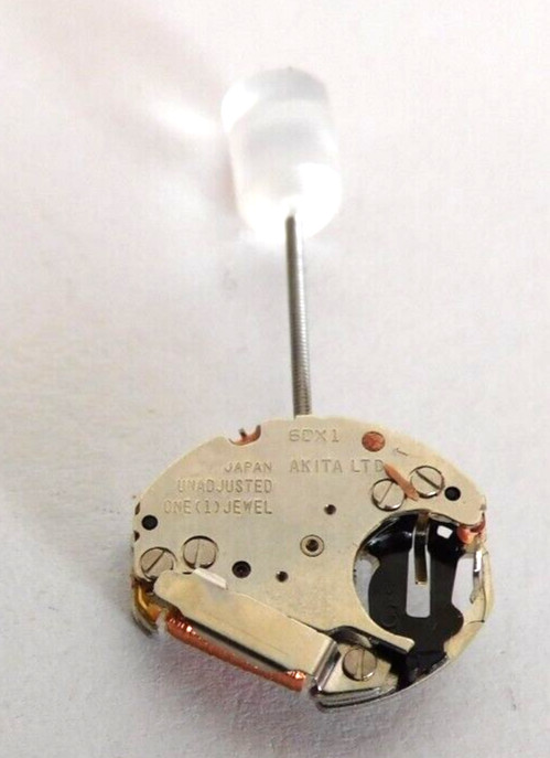 AKITA 6DX1 MOVMENT 1 JEWEL FOR PARTS or REPAIR. USED