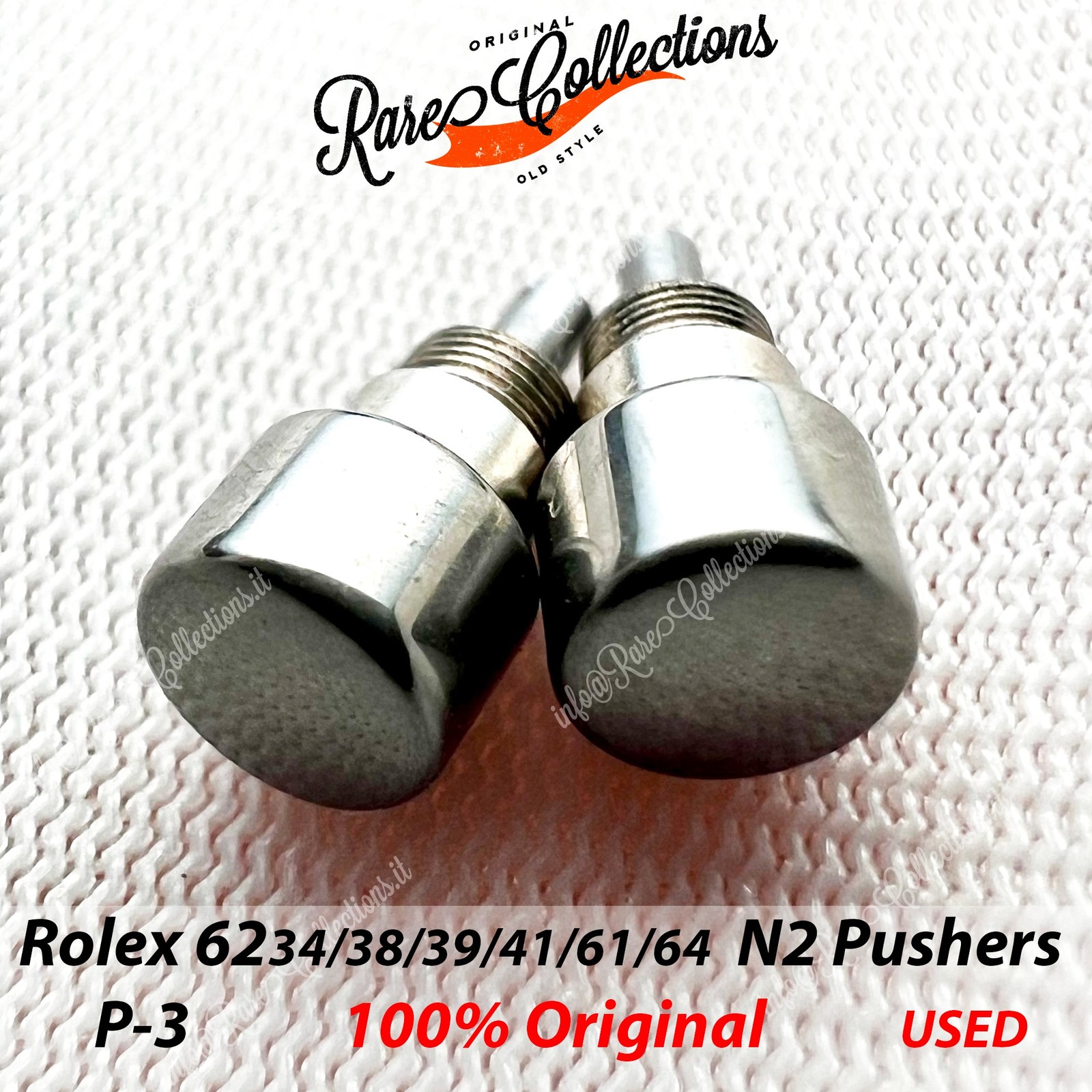 Rolex 6238 6239 6236 6262 DAYTONA 24-P3-0 Pulsanti Pushers Buttons Originali