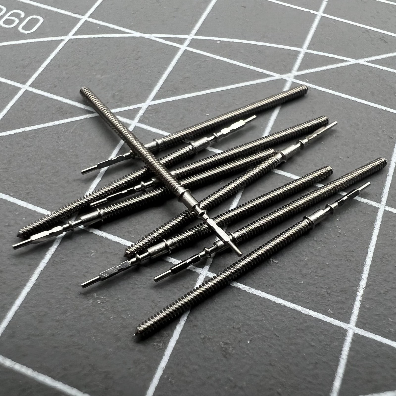 5 PIECES Watch Winding Stems Generic for VK63 VK64 VK67 VK68 VK61 Movement