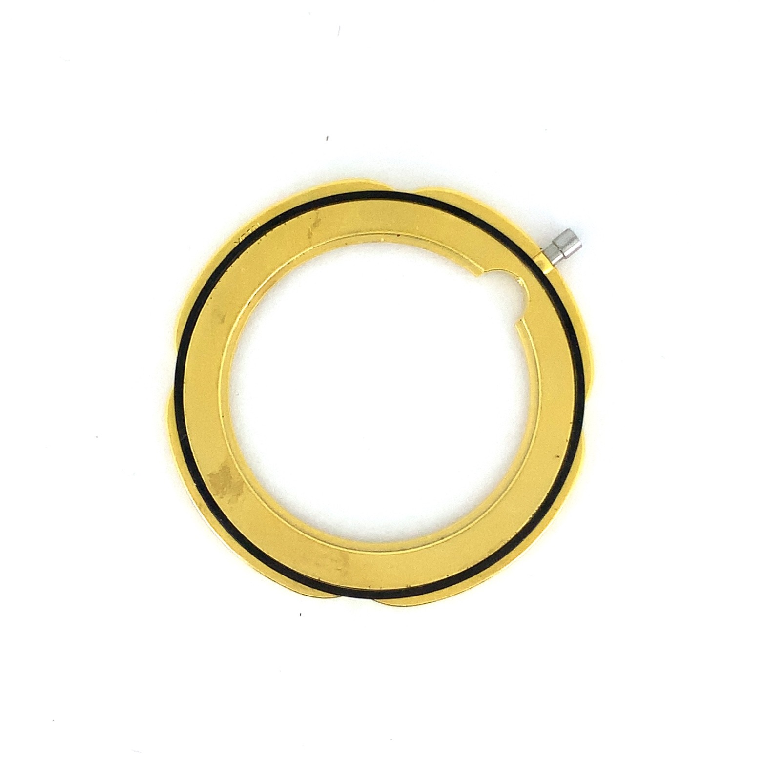 1980’s Omega De Ville 1379 Watch Inner Bezel Ring with Gaskets
