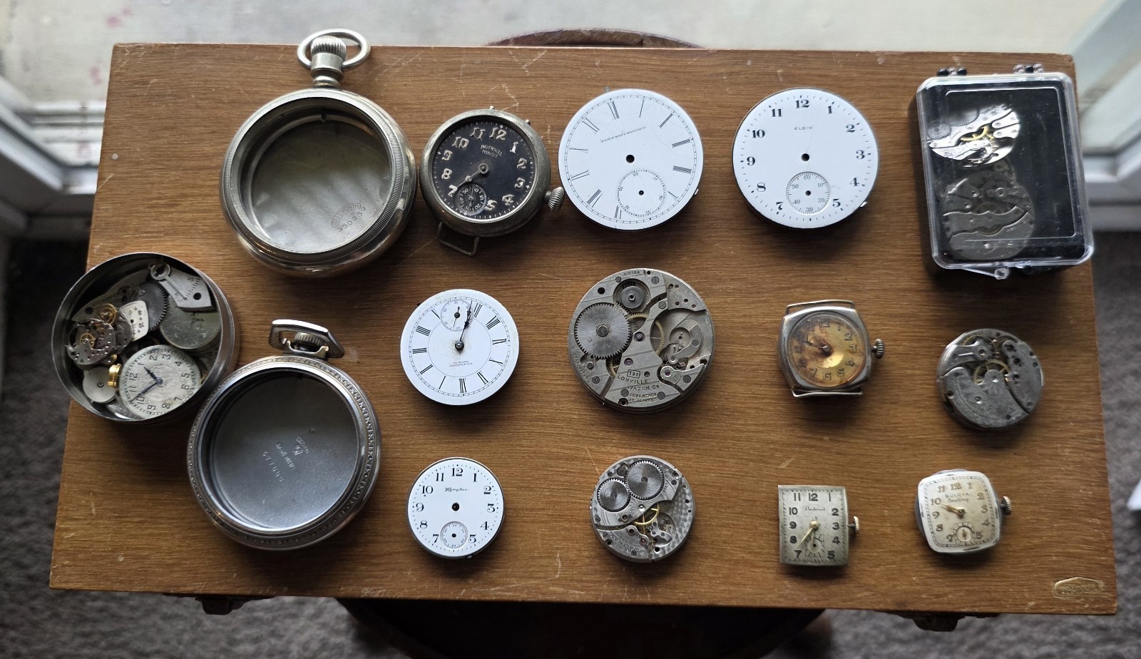 Vintage Antique Watches Movements Parts