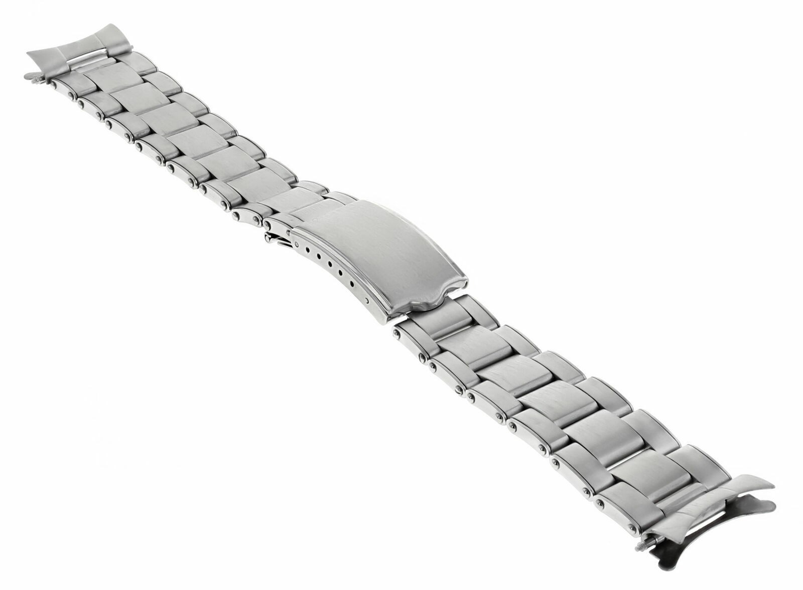 STAINLESS STEEL OYSTER WATCH BAND FOR ROLEX 19MM 34MM CASE 15000, 15010, 15200