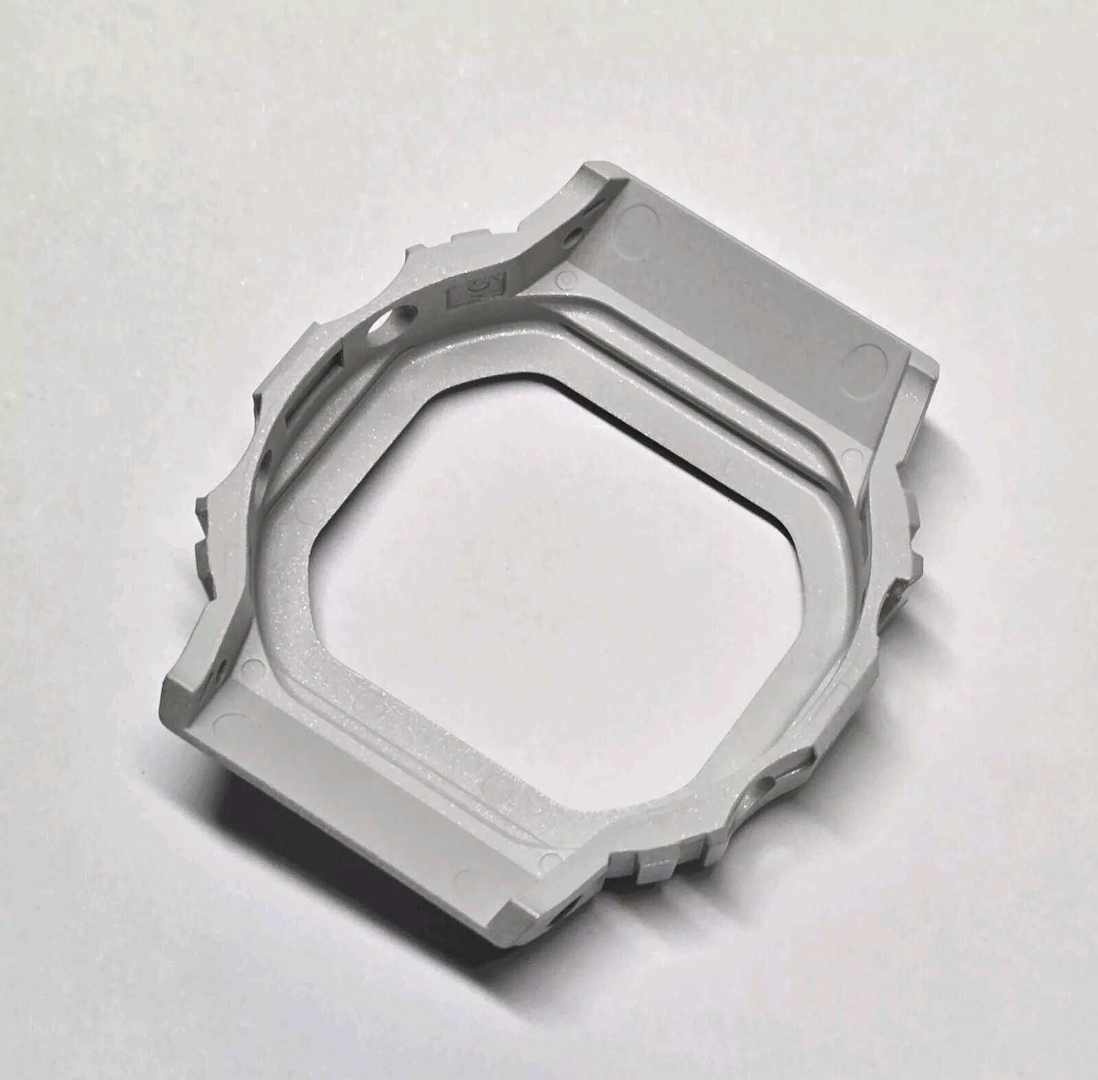Genuine Casio part BEZEL for G SHOCK DW5600EU-8A3 METALLIC SILVER Tone **