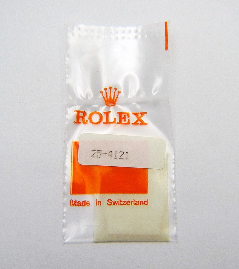 Rare Brand New Genuine Rolex 25-4121 Hexagonal Glass Crystal for Cellini 4121
