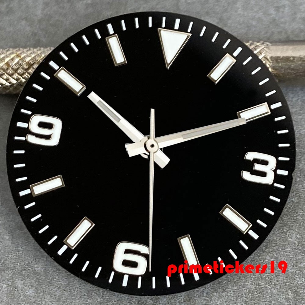 29mm Watch Dial+Hands Set Luminous Fit NH35 Miyota82 ETA2824 PT5000 Multicolored