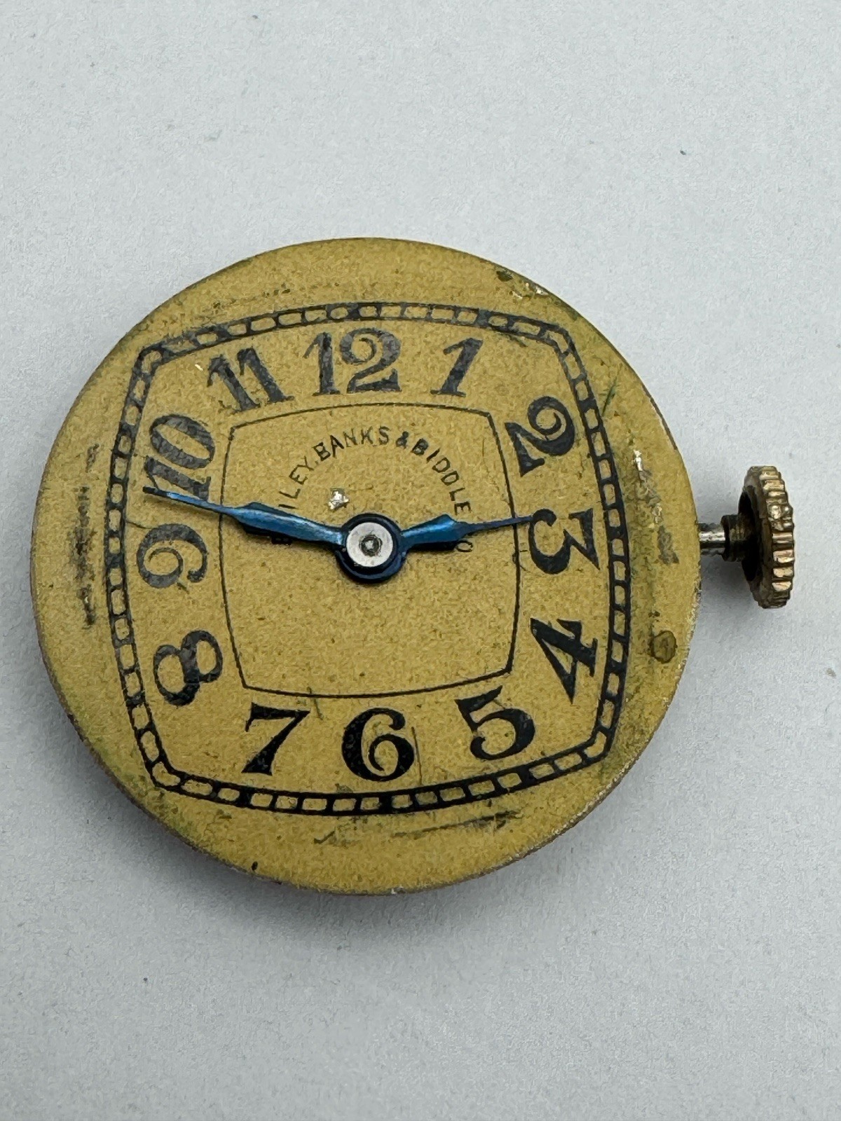 Vintage C.H. Meylan Bailey Banks Biddle Dial Watch Movement – Runs