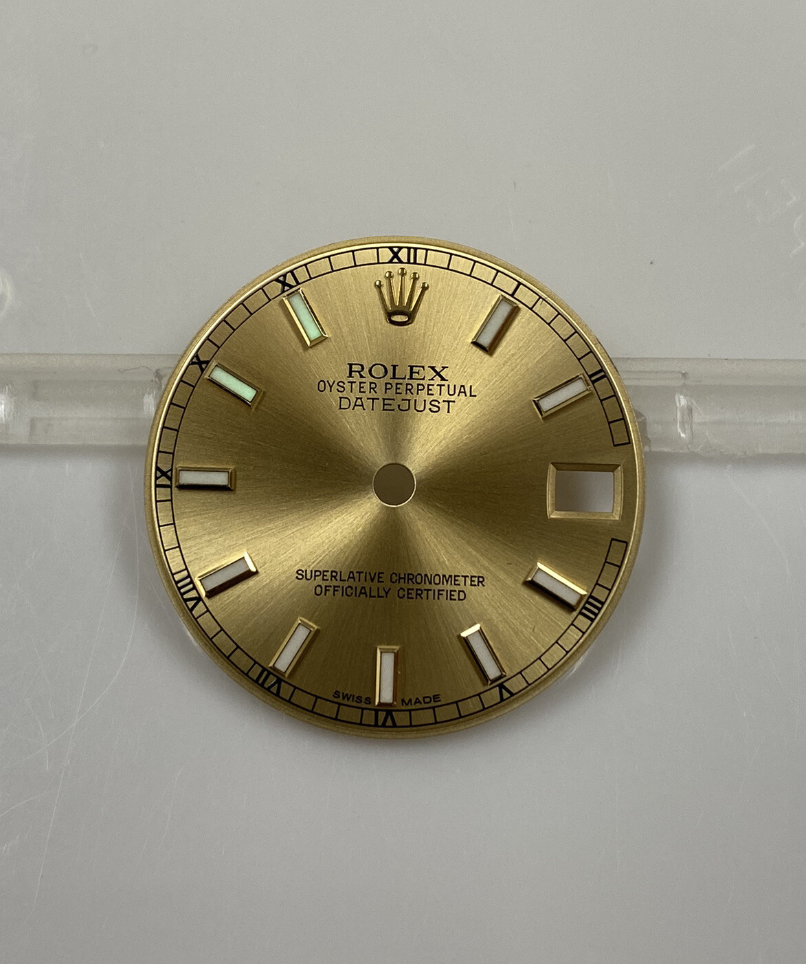 Genuine Rolex Midsize 31mm Datejust 178273 178243 Champagne Gold Luminous Dial