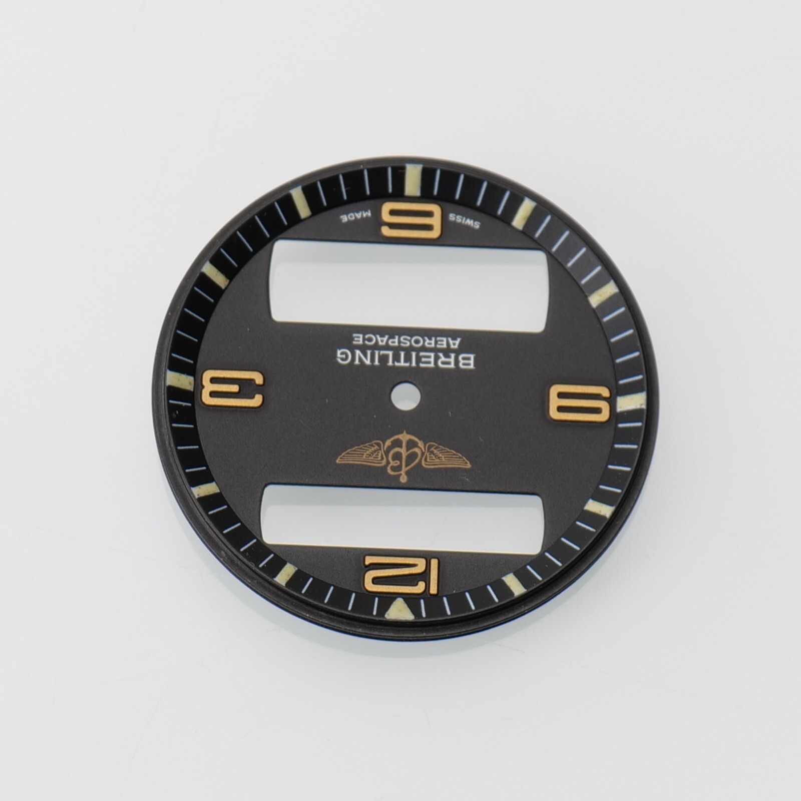 BREITLING AEROSPACE BLACK DIAL WATCH PART GENUINE PRE-OWNED GENUINE 32.6MM #1