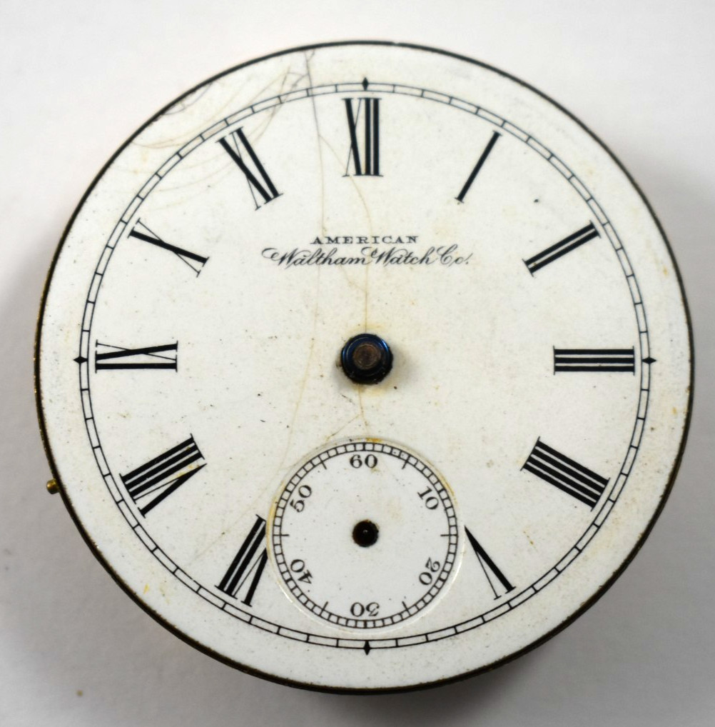 Vintage Waltham Traveler 16s 7J Hunting Pocket Watch Movement lot.wc