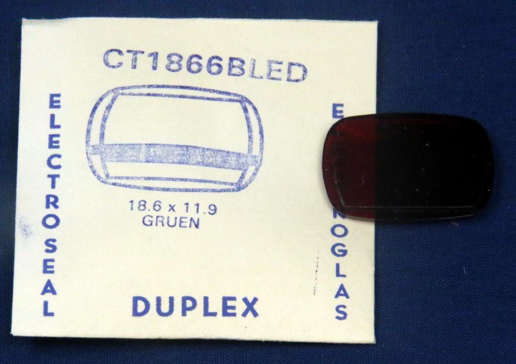 JD17. RED LED DIGITAL WATCH CRYSTAL ROUND & RECTANGULAR SHAPE YOU SELECT SIZE