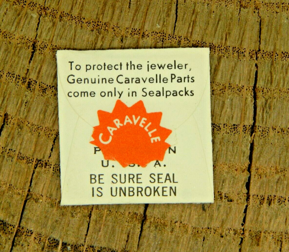 Genuine Caravelle 11OBAC SI 25 TRIT Set of Hands Watch Part 63-64 NOS