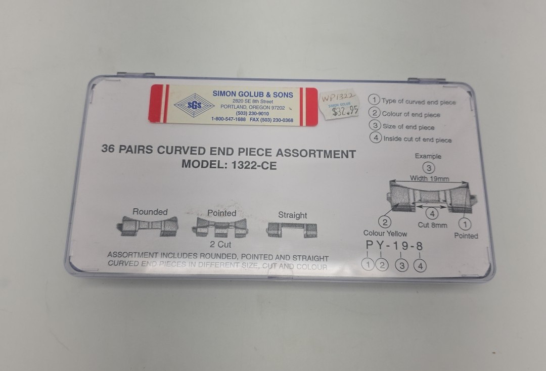 36 Watch Band End Piece Assortment 1322-ce
