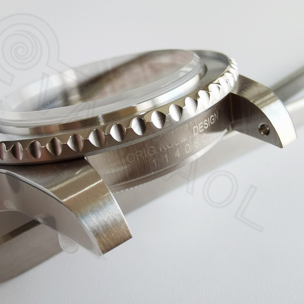 CNC Case For 114060 Submariner 904L Stainless Steel Case 3130 Movement 40MM