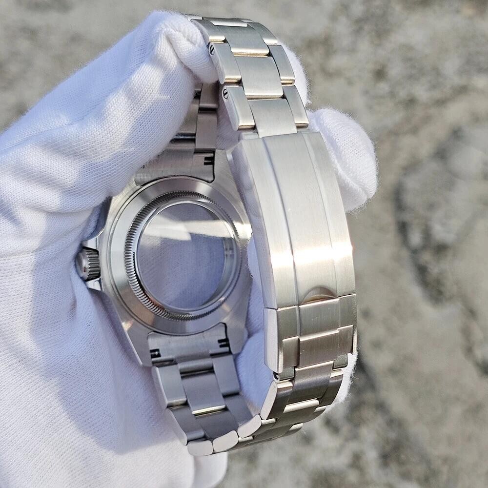 MOD 20ATM Sapphire Crystal Glass Men Watch Case FIT Explorer II NH34 NH35 NH36