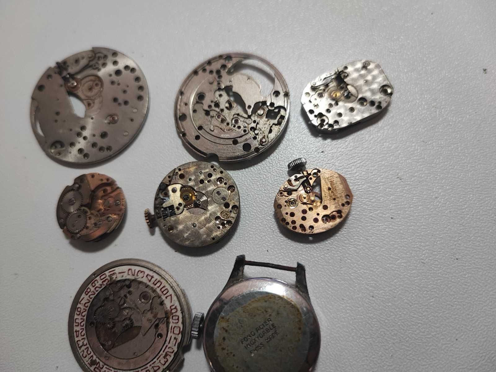 mix AS Watch Main Plate movement lot as 1791/93 AS 1726 AS 1677 AS 46 others