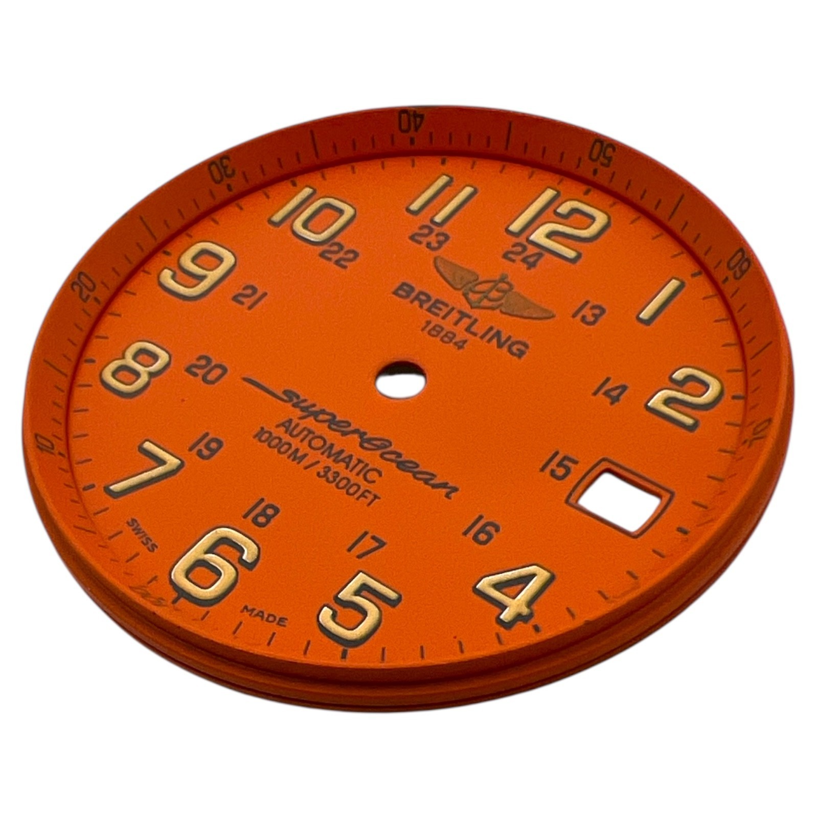 Genuine Breitling Superocean 42mm Arabic Dial Orange A17360