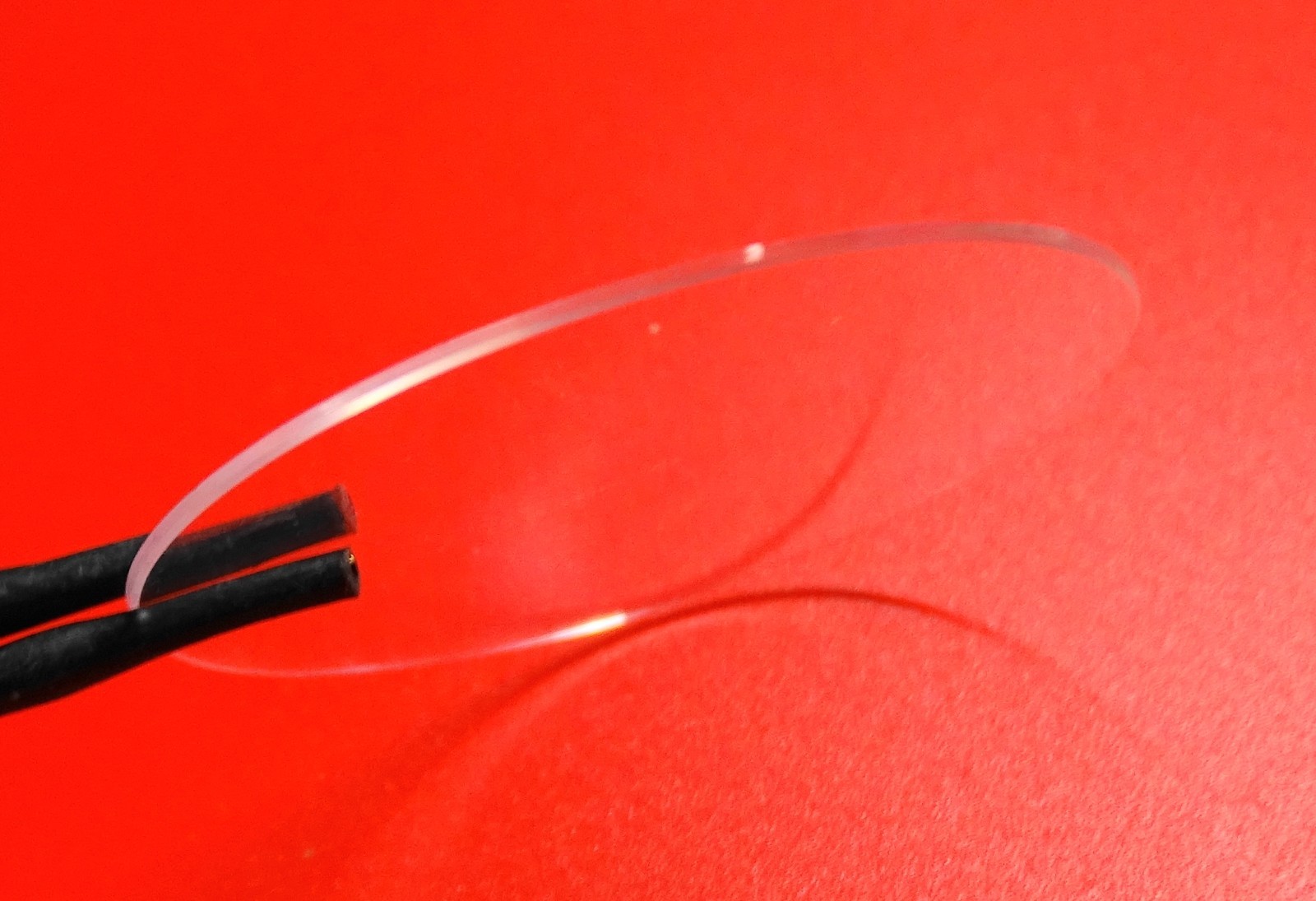 Flat Watch Glass Savonnette Ø 50 Mm Thickness 0.79 Mm Beveled Edge Acrylic