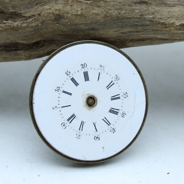 ANTIQUE SWISS POCKET WATCH MOVEMENT 29.4mm DIAMETER FOR REPAIR (Q3E)