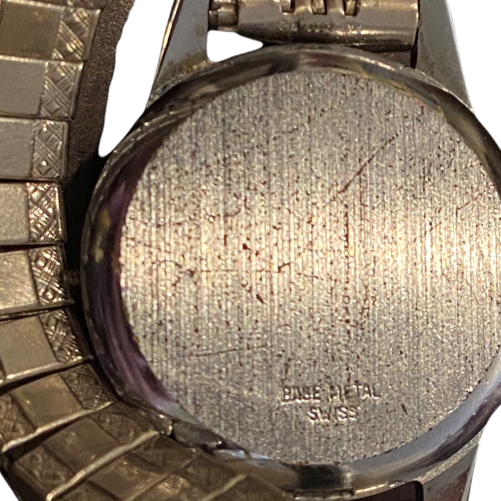 VTG Eden Watch Repairs Parts Watchmaker Swiss Made 17 Jewels W Speidel Wristband