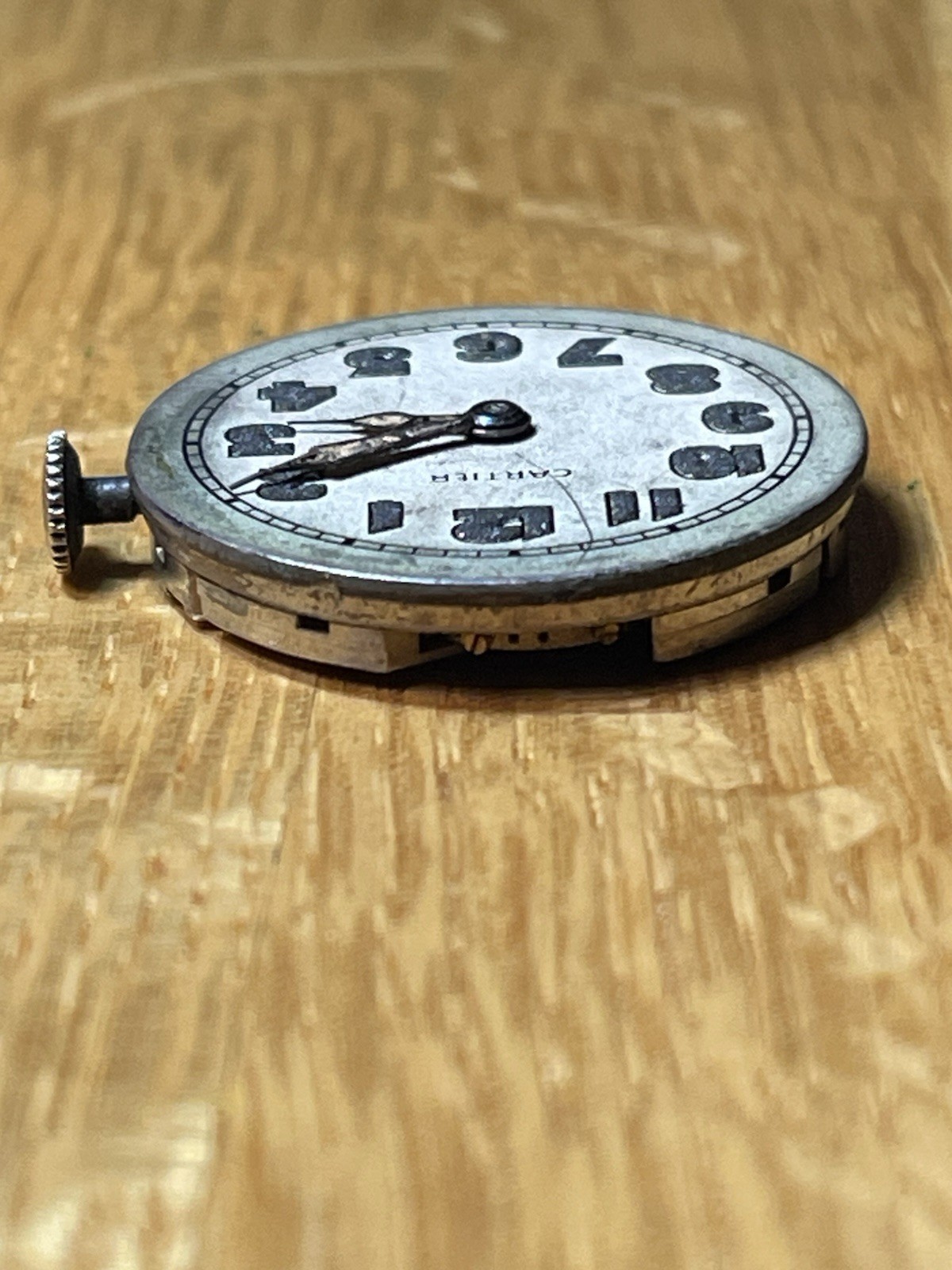 CARTIER IWC INTERNATIONAL WATCH CO. Cal. 75 Movement 1917 WW1 Era Vintage Swiss