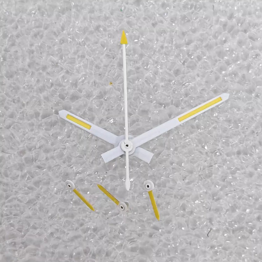 Watch Hands 6 Hands Green Luminous Watch Pointers Set for VK63 Quartz Movement