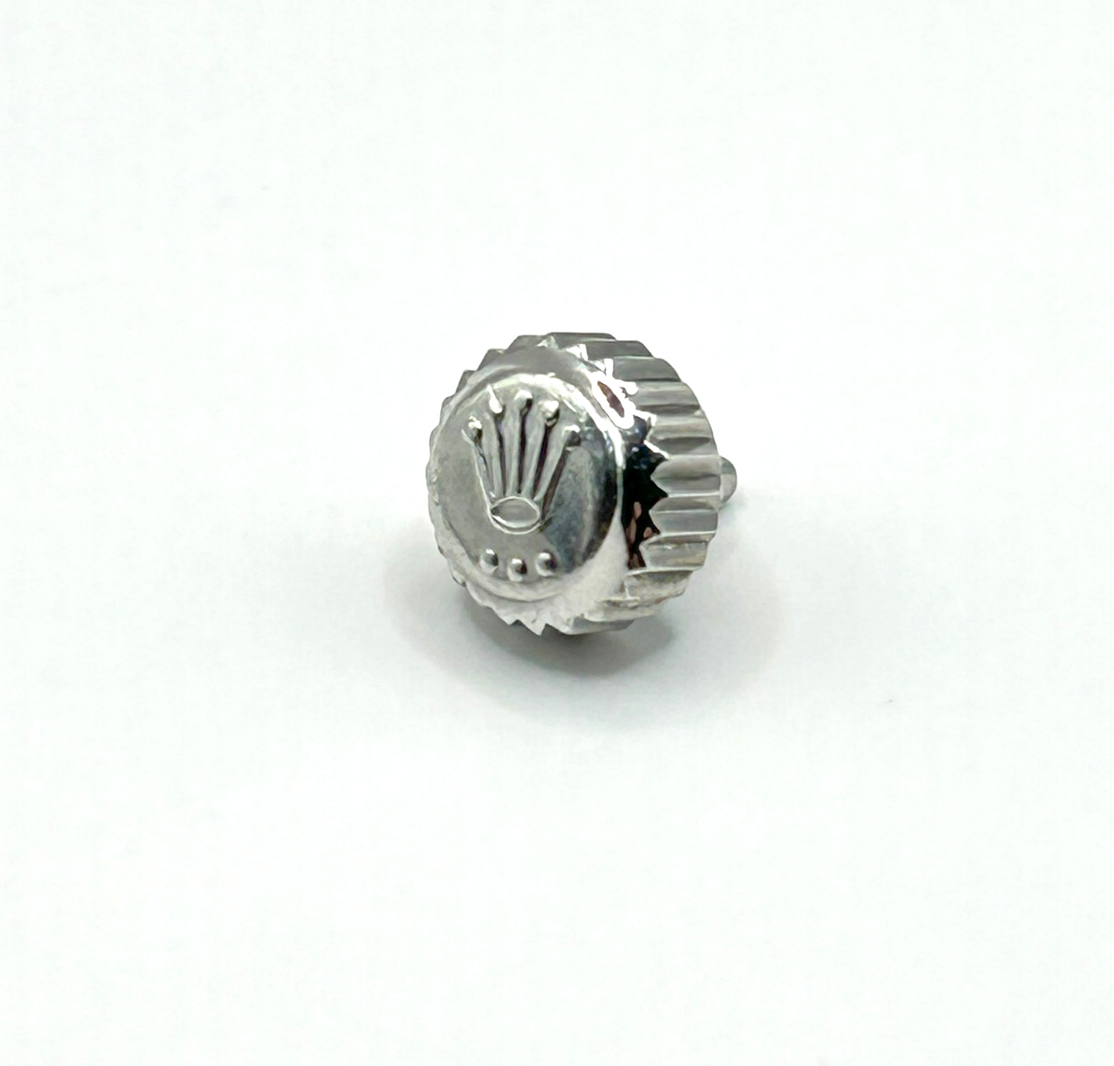 Genuine Rolex 7mm Stainless Crown 24-704-0. Fantastic Condition! #9551