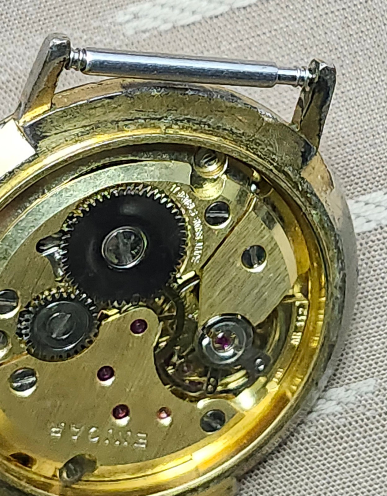 Enicar 112-22-23 Manual Wind Date Swiss Watch AR 1121 Movement – RUNNING