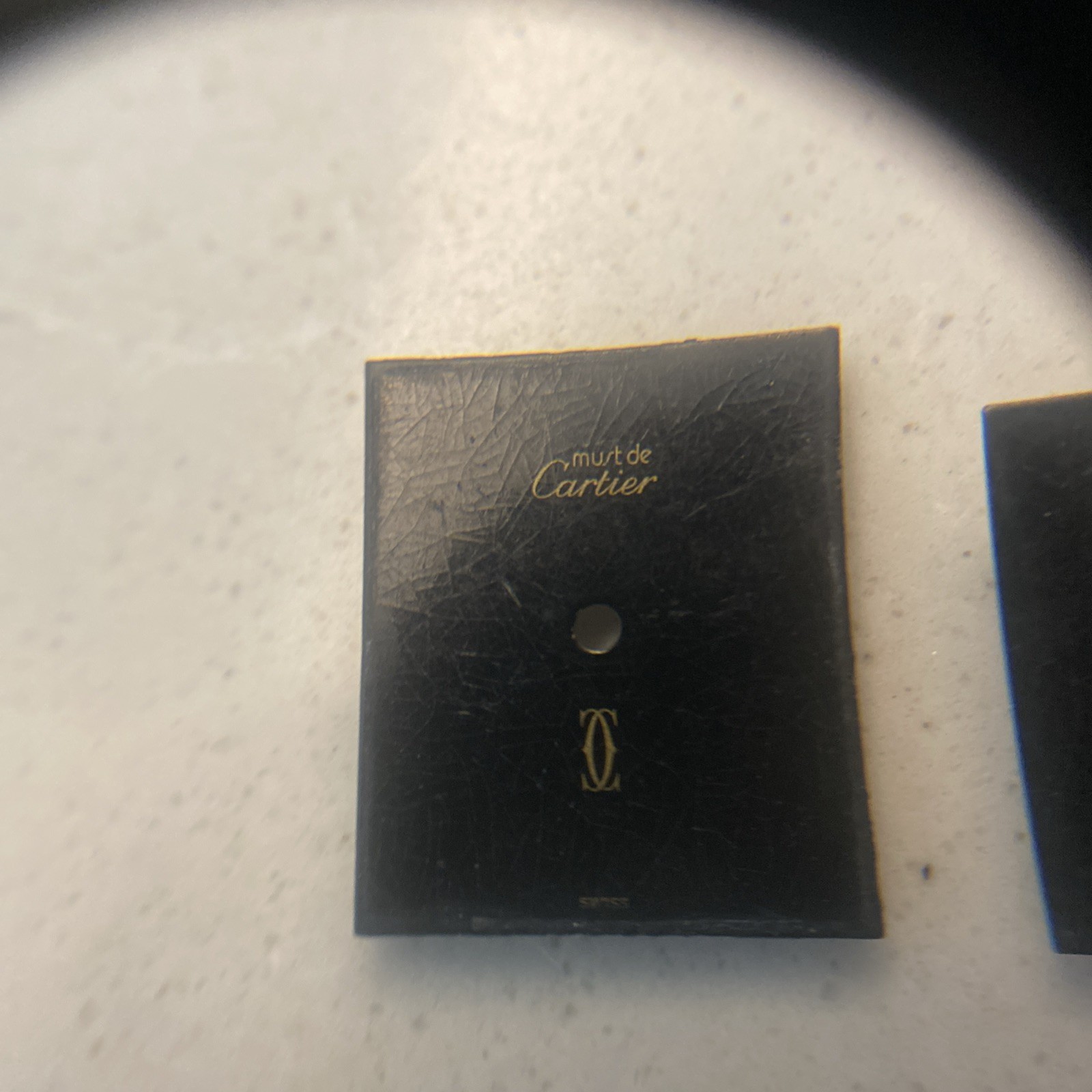 Vintage lady &men TANK MUST DE CARTIER for manual movement