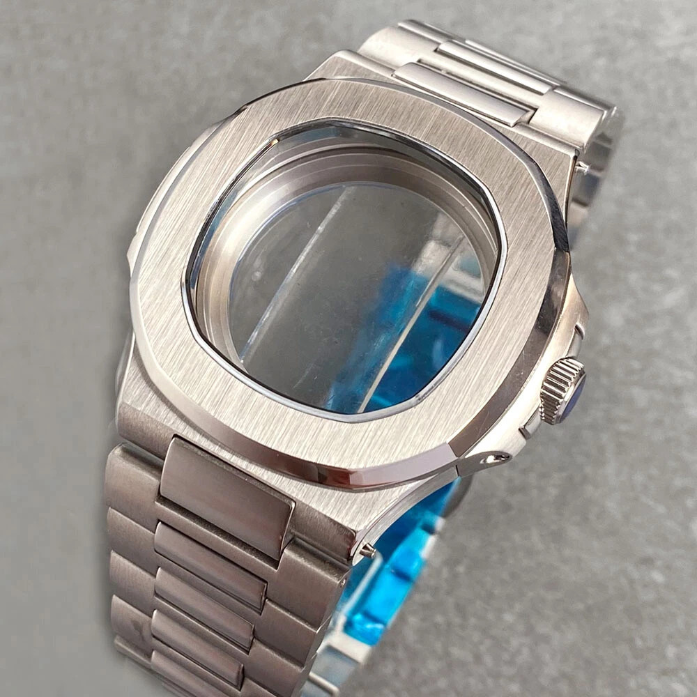 40mm NH35A Square Watch Case Replacement for NH36 NH38 NH70 Waterproof Sapphire