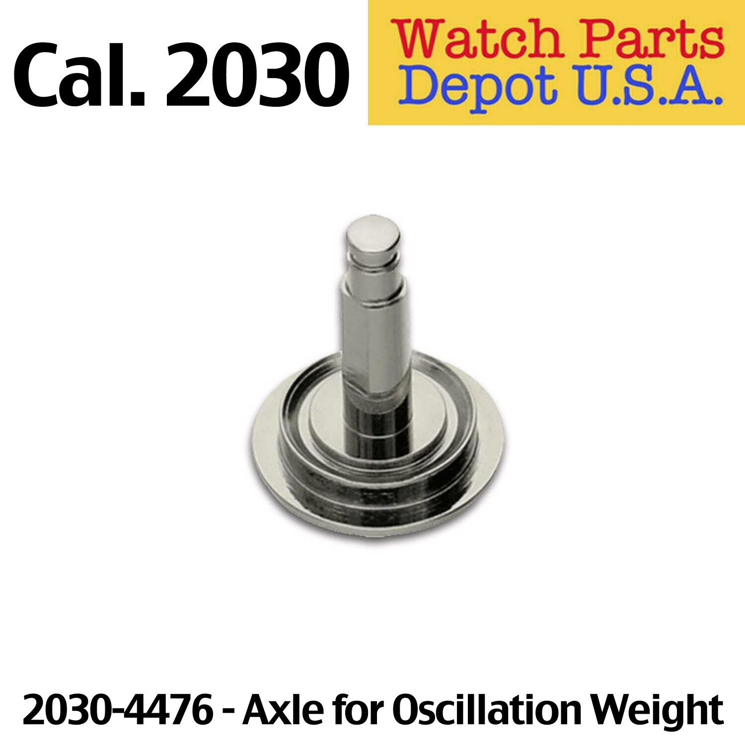 Rolex Caliber 2030-4476 Axle for Oscillation Weight, Replacement Parts Swiss