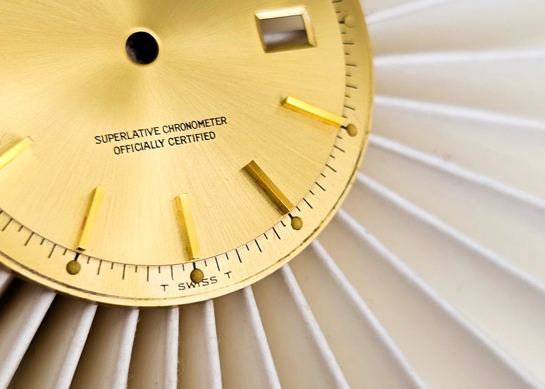 Rolex Golden Day-Date dial, suitable Ref. 1803 – Plastic Glass