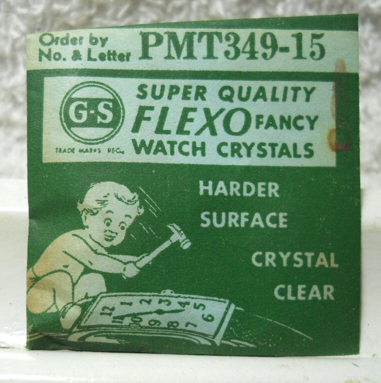 GS PMT349-15 Watch Crystal Ft Waltham Reward – 24.1 x 14.3 mm Replacement Repair